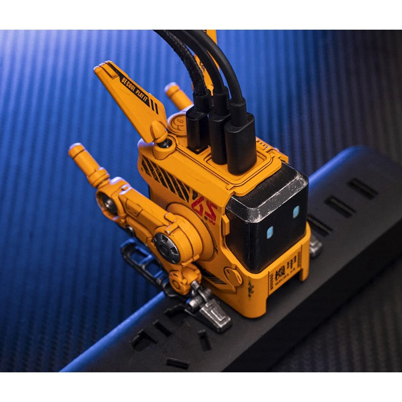 شاحن سريع GravaStar Alpha65 65W GaN، قابس الاتحاد الأوروبي والمملكة المتحدة - إصدار متضرر من الحرب