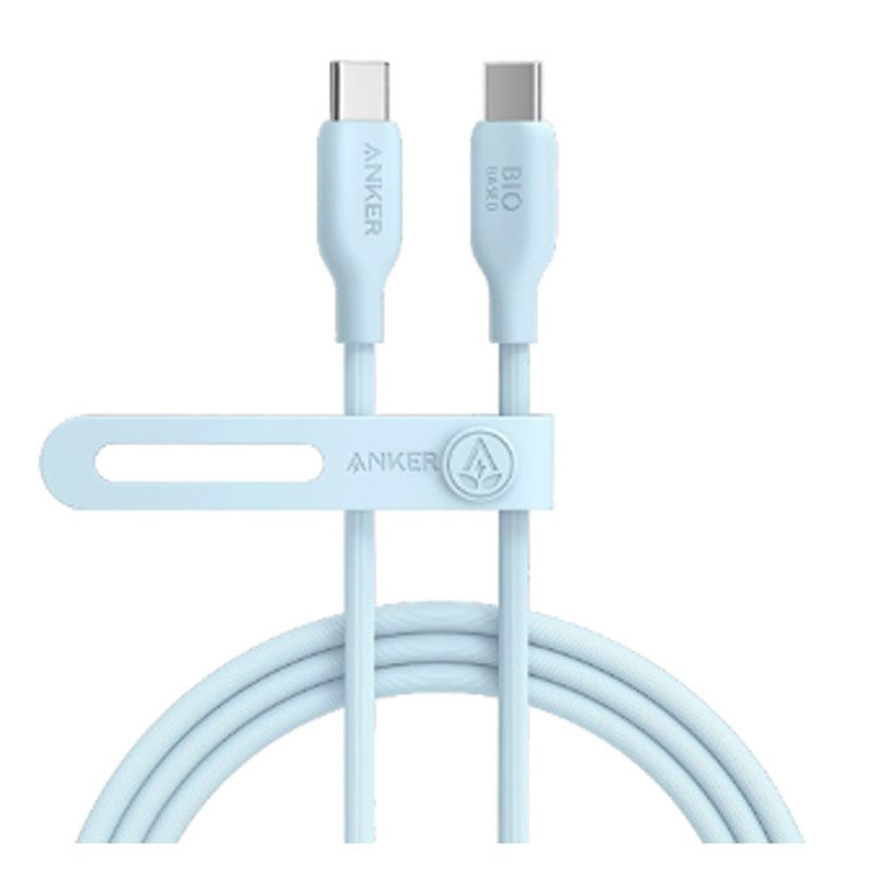 كابل أنكر 544 من USB-C إلى USB-C بقوة 140 وات (قائم على الحياة) - أزرق