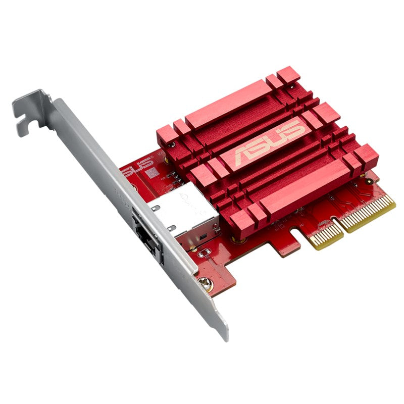 آسوس 10 جيجابايت قاعدة -T PCIe محول شبكة متوافق مع الإصدارات السابقة 5/2.5/1G و100 ميجابت في الثانية، ومنفذ RJ45 وجودة خدمة مدمجة