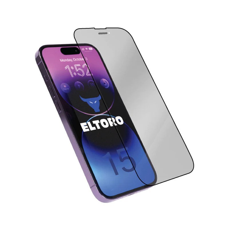 Eltoro Double Strong CF Screen Protector for iPhone 15 Pro Max, 6.7