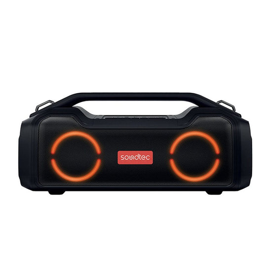 Porodo Soundtec Vibe Portable Speaker With Smart Functions, Black