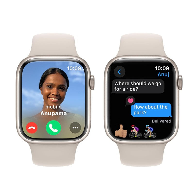 Apple Watch Series 9, GPS, Aluminum Case, Sport Band
