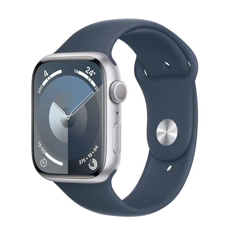 Apple Watch Series 9, GPS, Aluminum Case, Sport Band