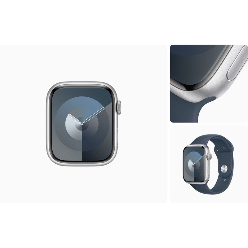 Apple Watch Series 9, GPS, Aluminum Case, Sport Band
