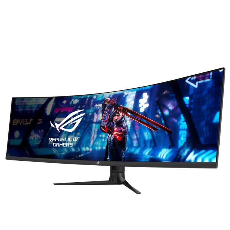 Asus ROG Strix XG49WCR Super Ultra-wide 49” Double QHD VA, 165Hz, 1ms, ELMB Sync Curved Gaming Monitor - Black