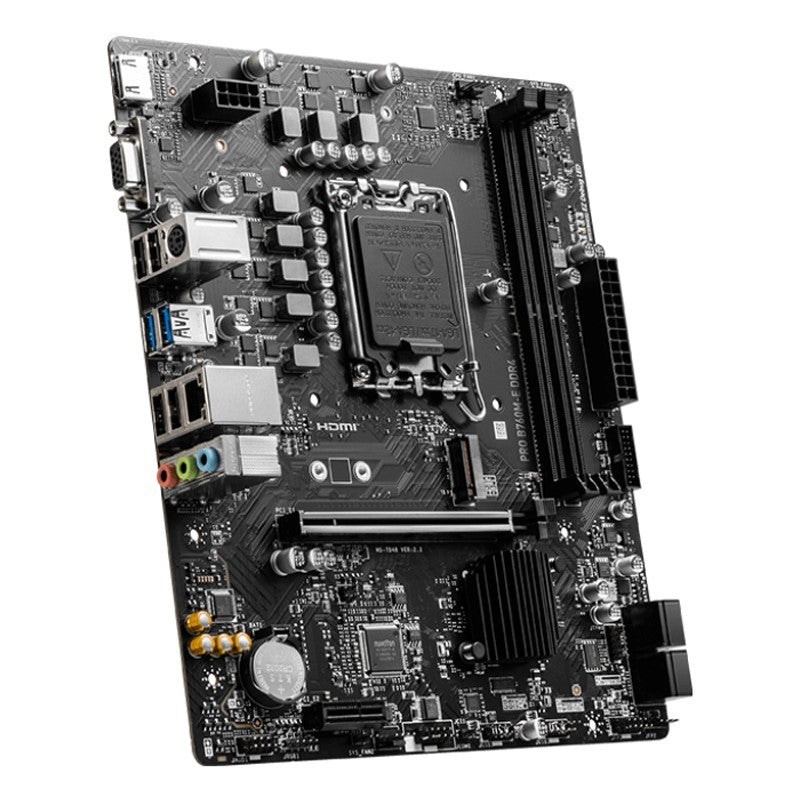MSI PRO B760M-E DDR4 M-ATX Gaming Motherboard