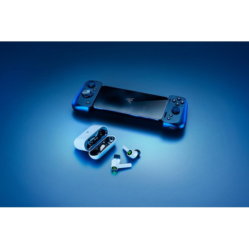 Razer Hammerhead HyperSpeed - PlayStation Licensed Wireless Multi-Platform Gaming Earbuds - White