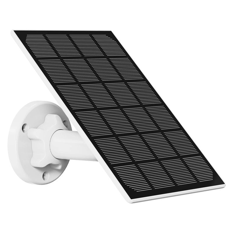 Powerology Wireless Outdoor Camera with Solar Panel, White