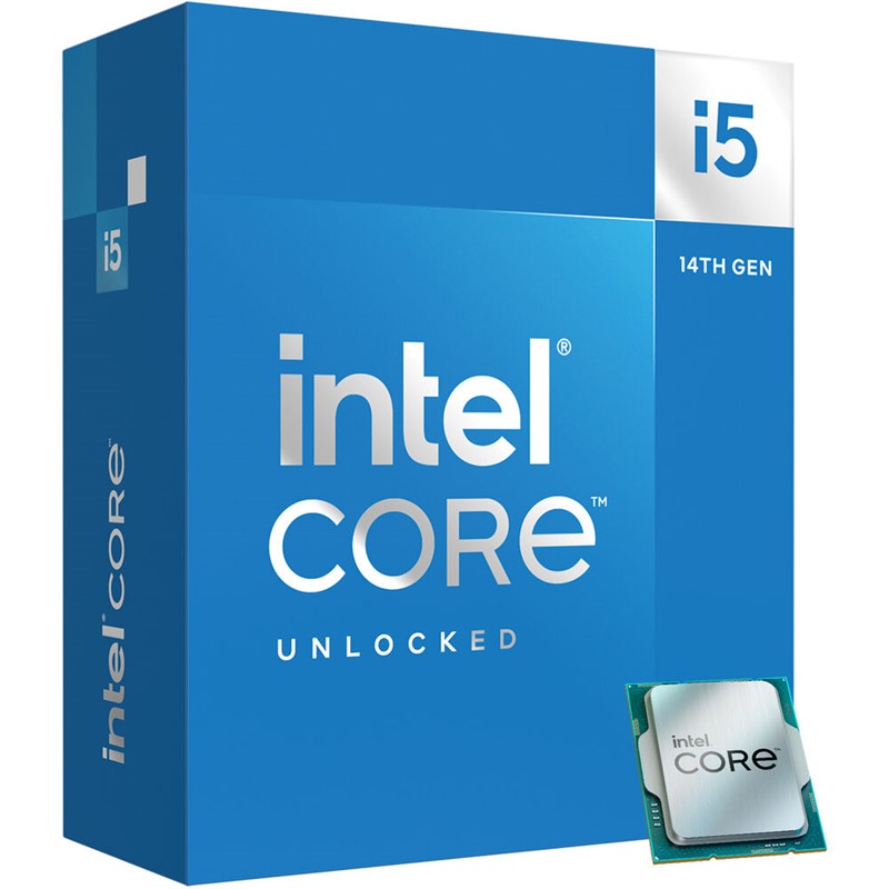انتل معالج انتل كور i5-14600KF الجيل الرابع عشر بسرعة 3.5 جيجا هرتز 14 نواة (6P+8E) LGA 1700