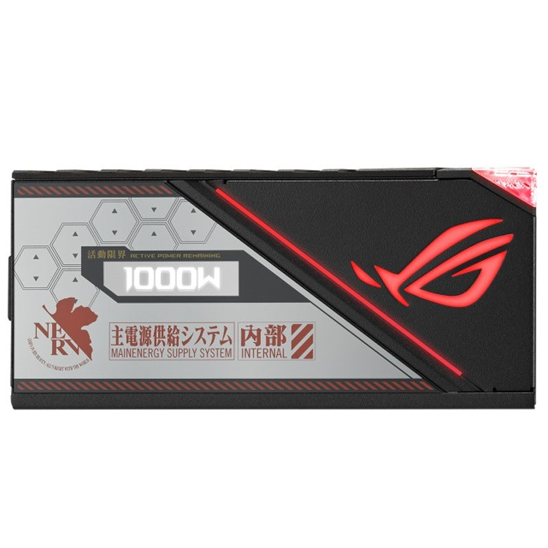 Asus ROG THOR 1000P2 Gaming RGB, 1000 Watt ATX 80 Plus Platinum II Power Supply With OLED Power Display - EVA Edition