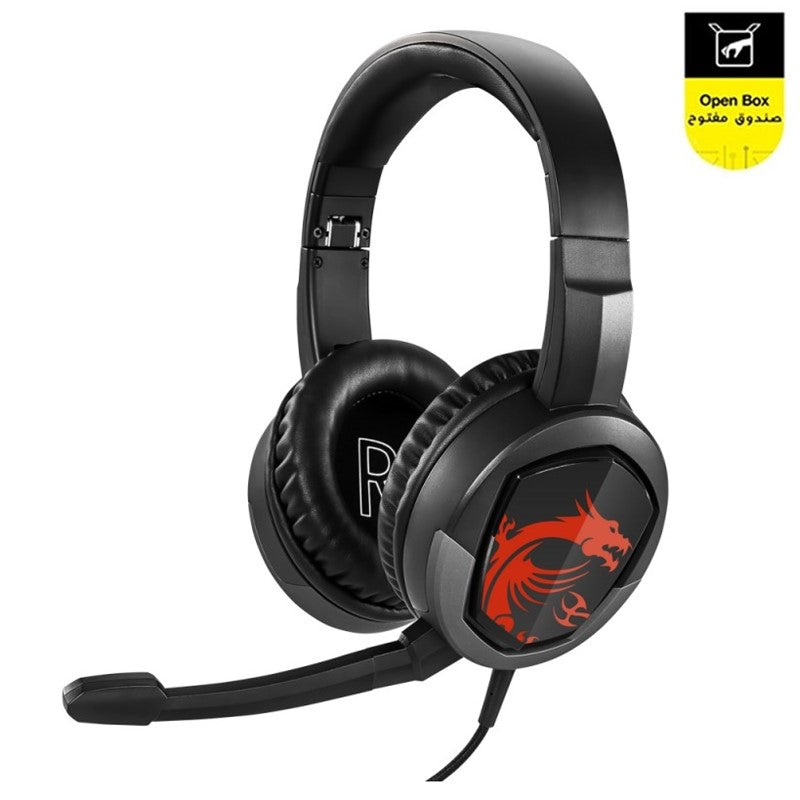 MSI Immerse GH30 Detachable Microphone Wired Gaming Headset - Open Box
