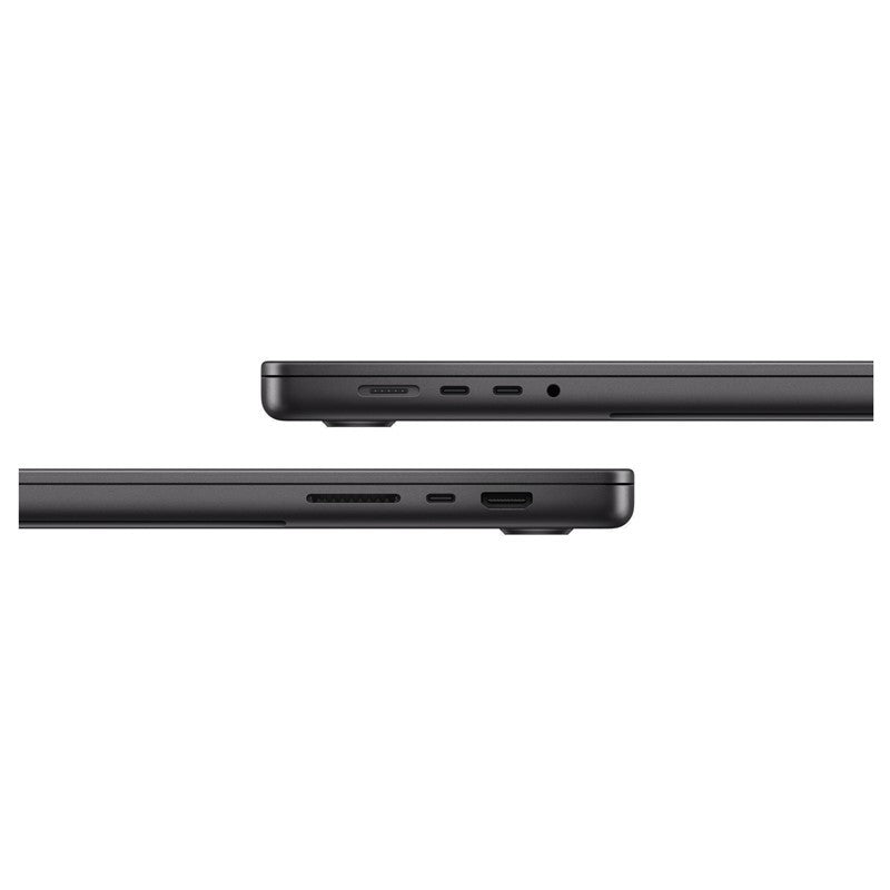 ابل ماك بوك برو شاشة 16 بوصة معالج M3 pro Chip 12 النواة ووحدة معالجة الرسومات 18 النواة, سعة 512 جيجابايت, رام 36 جيجابايت؛ لوحة المفاتيح الإنجليزية – فضي