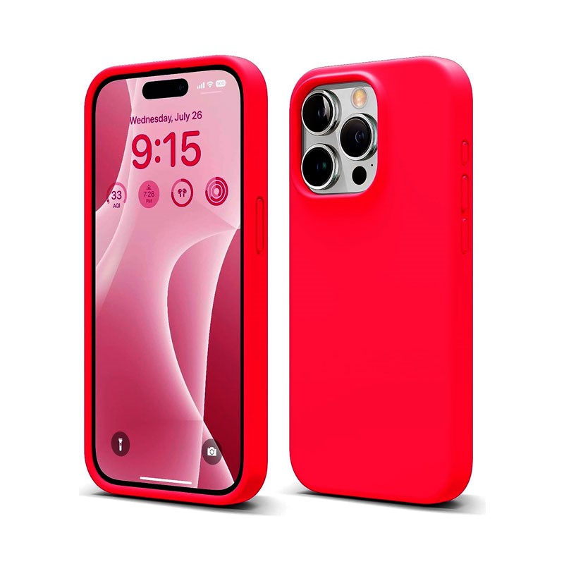 Soft Silicon Full Body Protective Cover , Shockproof, Slim Case For iPhone 15 Pro Max