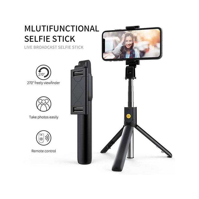 Mini Selfie Stick with Teipod and Remote