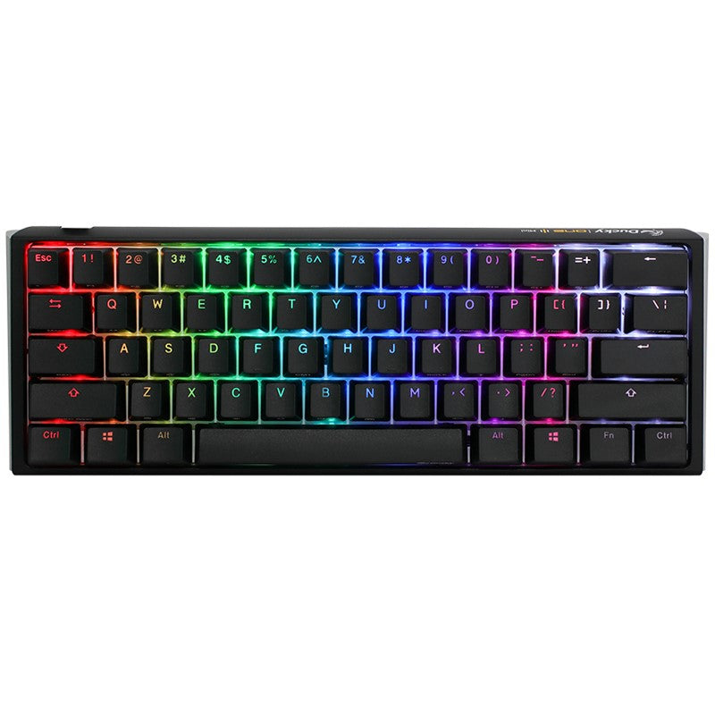 Ducky One 3 Mini Hot-Swap Wired RGB Mechanical Gaming Keyboard Blue Switch (Arabic Layout) - Classic Black
