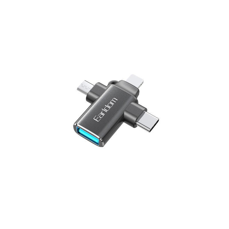 3 in 1 OTG Adapter For iPhone , Type-C and Micto USB Devices