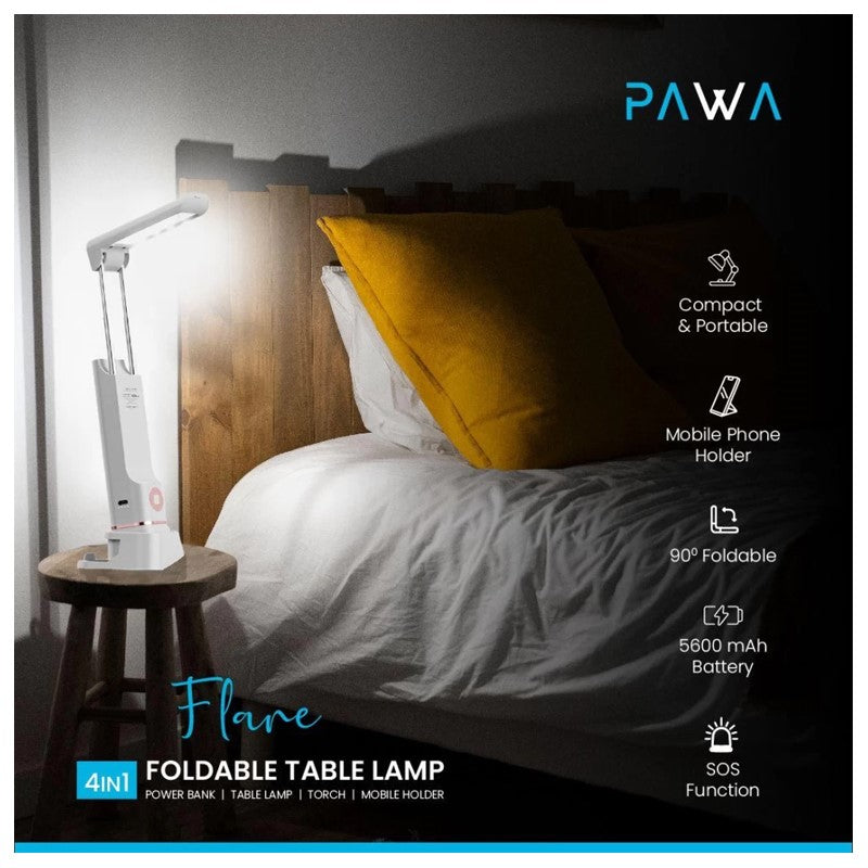 Pawa Flare 4in1 Foldable Table Lamp