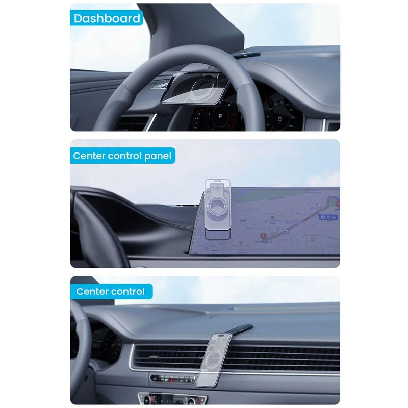 Magnetic Phone Holder For All Cars For iPhone 13 , 14 , 15 Series ( Direct Magnetic Mount )