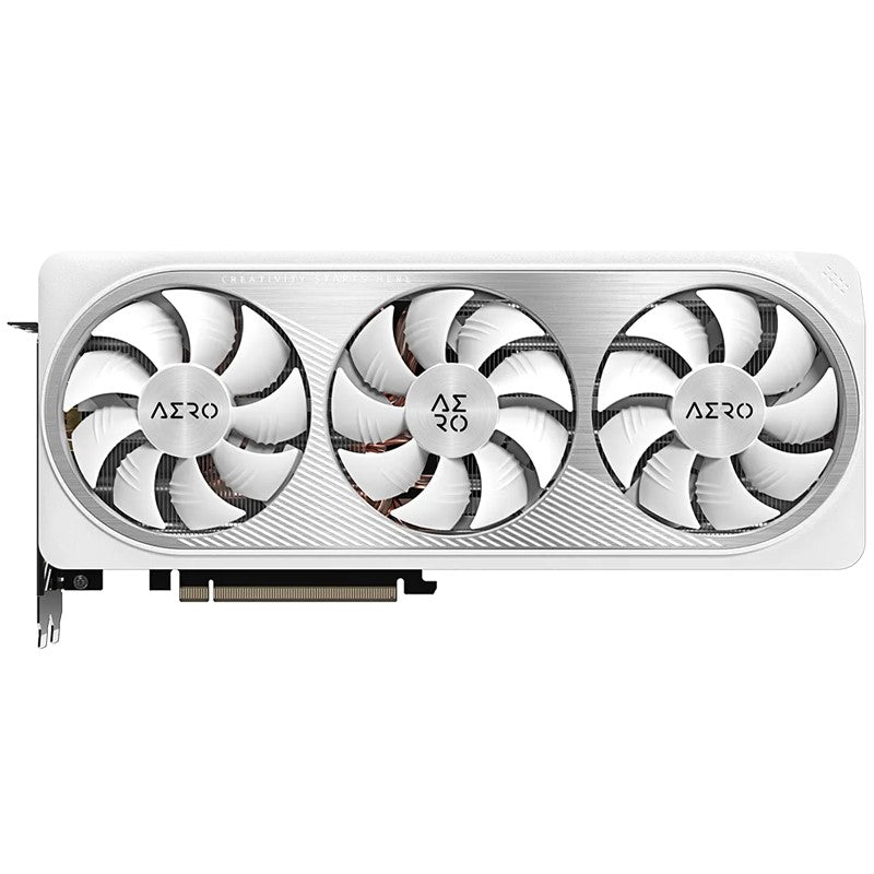 GIGABYTE GeForce RTX 4070 SUPER AERO OC 12GB White Edition GDDR6X Gaming Graphics Card