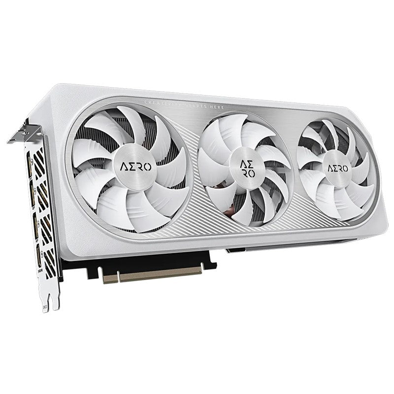 GIGABYTE GeForce RTX 4070 SUPER AERO OC 12GB White Edition GDDR6X Gaming Graphics Card