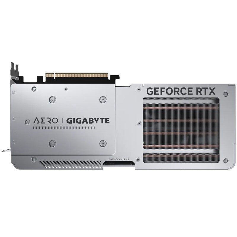 GIGABYTE GeForce RTX 4070 SUPER AERO OC 12GB White Edition GDDR6X Gaming Graphics Card