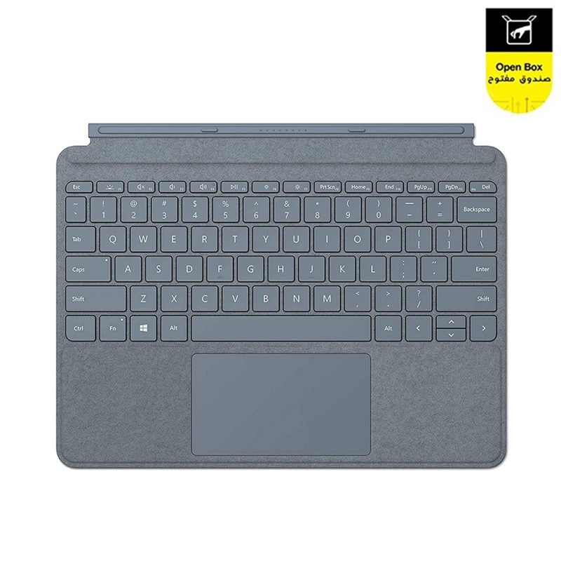 Microsoft Surface GO Signature Type Cover for Surface GO 1 & GO 2, English Arabic Keyboard - Ice Blue - Open Box