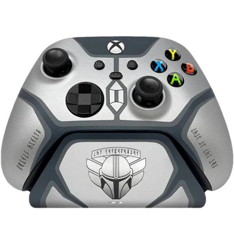 Razer Limited Edition Mandalorian Wireless Pro Controller & Quick Charging Stand Bundle for Xbox Series X|S, Xbox One: Impulse Triggers - Textured Grips - 12hr Battery Life - Magnetic Secure Charging