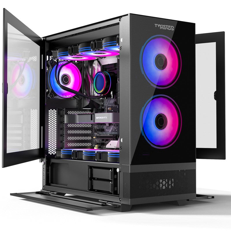 Twisted Minds Minimalist-04 Mid Tower, 4*120mm ARGB Fan Gaming Case