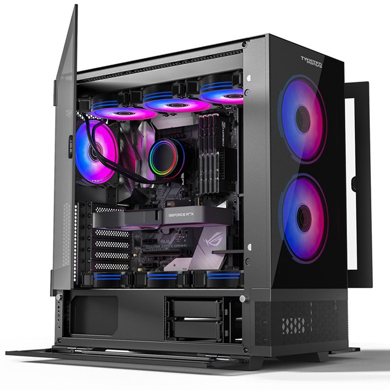 Twisted Minds Minimalist-04 Mid Tower, 4*120mm ARGB Fan Gaming Case