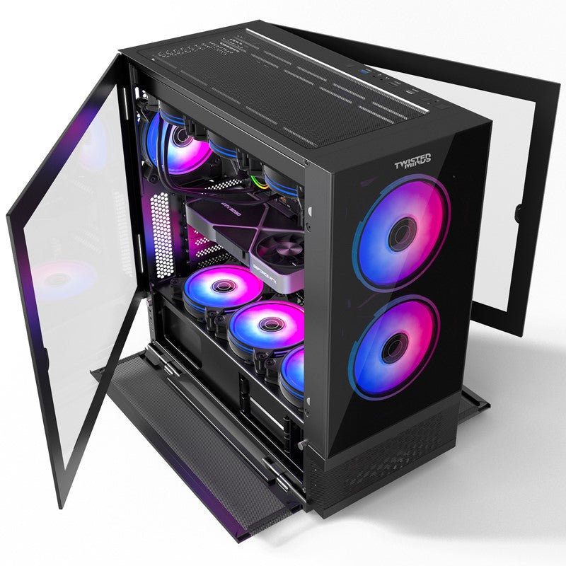 Twisted Minds Minimalist-04 Mid Tower, 4*120mm ARGB Fan Gaming Case