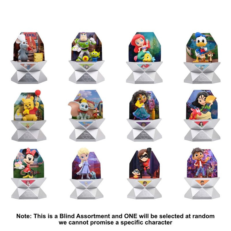 YuMe: Disney - D100 Surprise Capsules (W2) 12 Pcs & 60 Pcs Per Box - Assorted