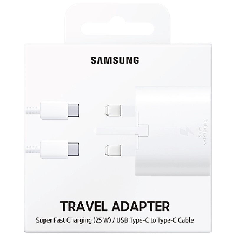 Samsung 25 W PD Adapter with USB-C to USB-C Cable