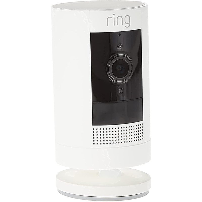 Ring Outdoor Camera Plug-In (Stick Up Cam) | HD Wireless Outdoor Security Camera 1080p Video, Two-Way Talk, Wi-Fi, Works with Alexa
