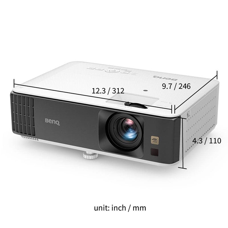 BenQ TK700 Projector True 4K UHD, 3200 Lumens, Built-In 5W Speakers, Rec. 709 Coverage 95%, 15,000 Hours Long Lamp Life