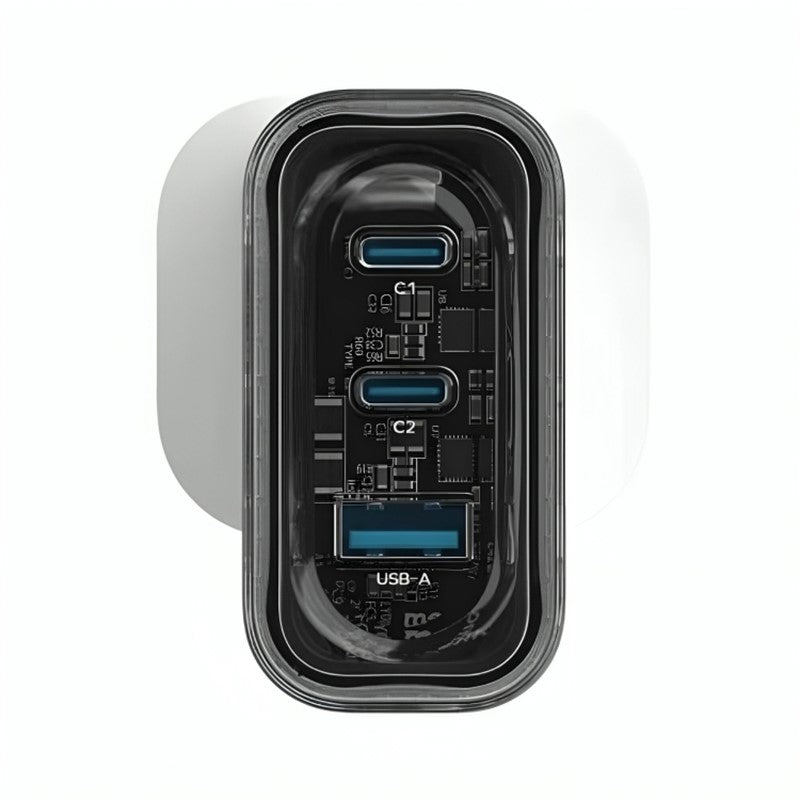 Momax 1-Charge Flow+ PD 80W GaN Wall Charger [3 Ports], White