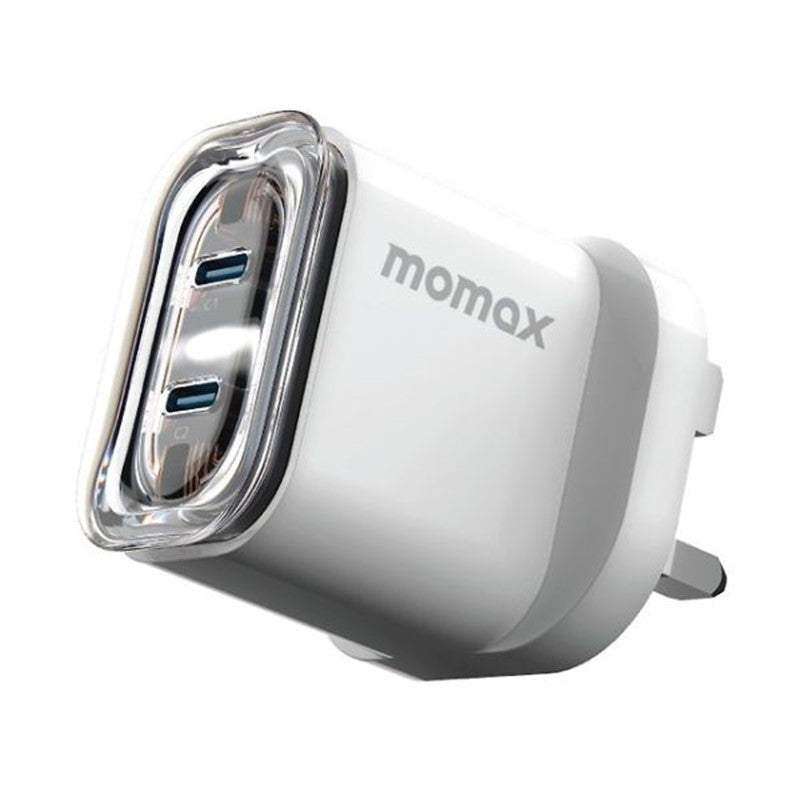 Momax 1-Charge Flow PD 35 Watts GaN Wall Charger [2 ports] - UK Plug