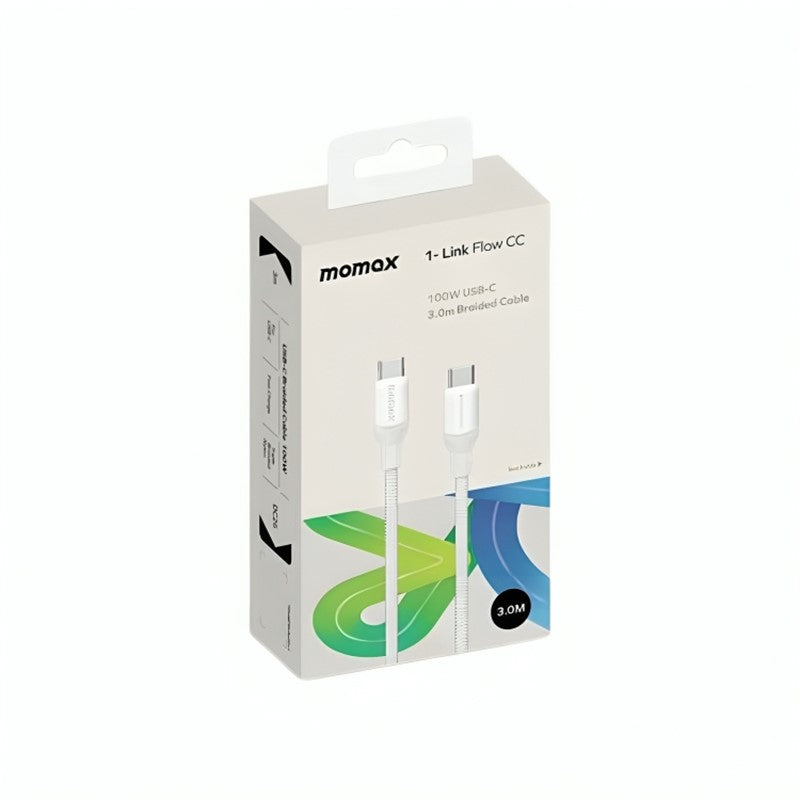 Momax 1-Link USB-C To USB-C, Support 100 Watts Braided