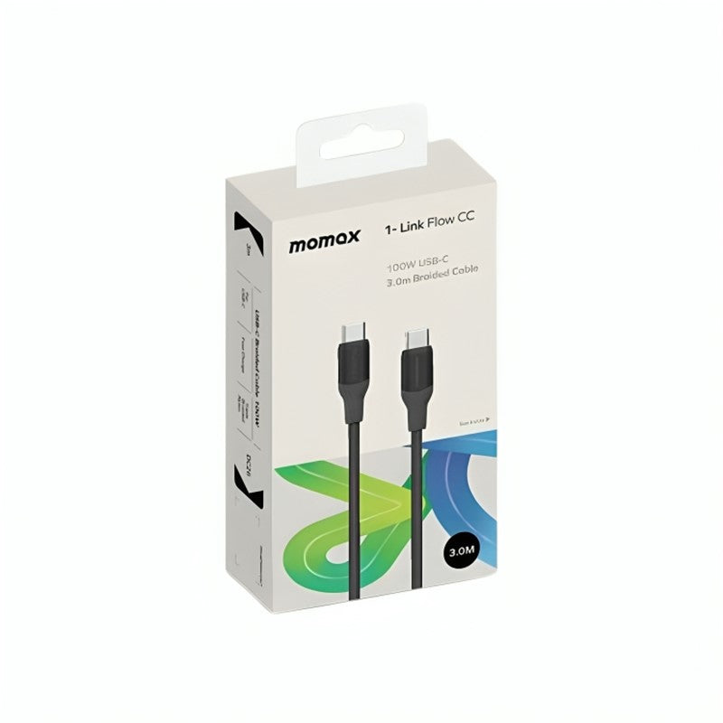 Momax 1-Link USB-C To USB-C, Support 100 Watts Braided