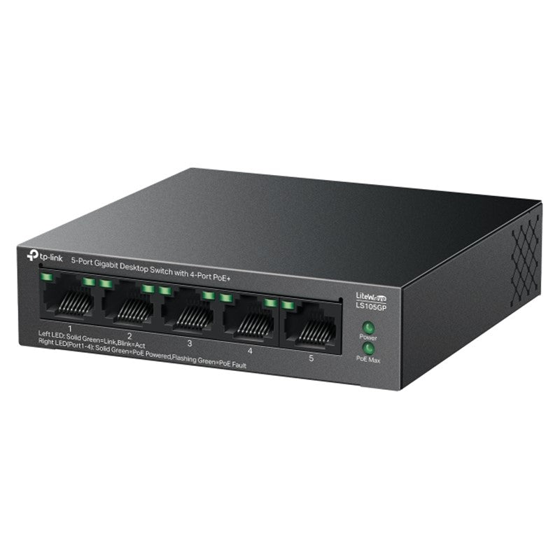TP-Link 5-Port Gigabit Desktop Switch with 4-Port PoE
