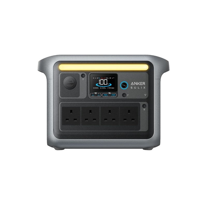 Anker SOLIX C1000 Portable Power Station, 1800W (Peak 2400W) Solar Generator, Full Charge in 58 Min, 1056wh LiFePO4 Battery for Home Backup, Power Outages, and Outdoor Camping
