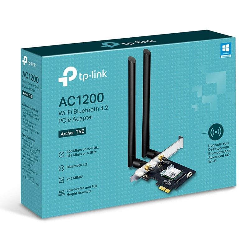 TP-Link AC1200 WiFi Bluetooth 4.2 PCIe Adapter