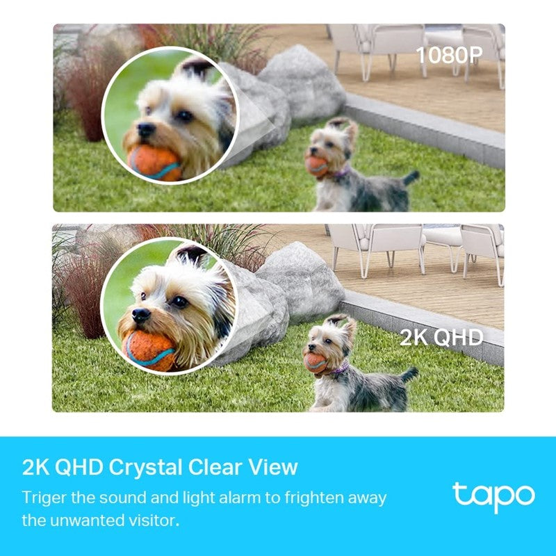 TP-Link Tapo C420S2 Smart Wire-Free Security Camera System, 2-Camera System