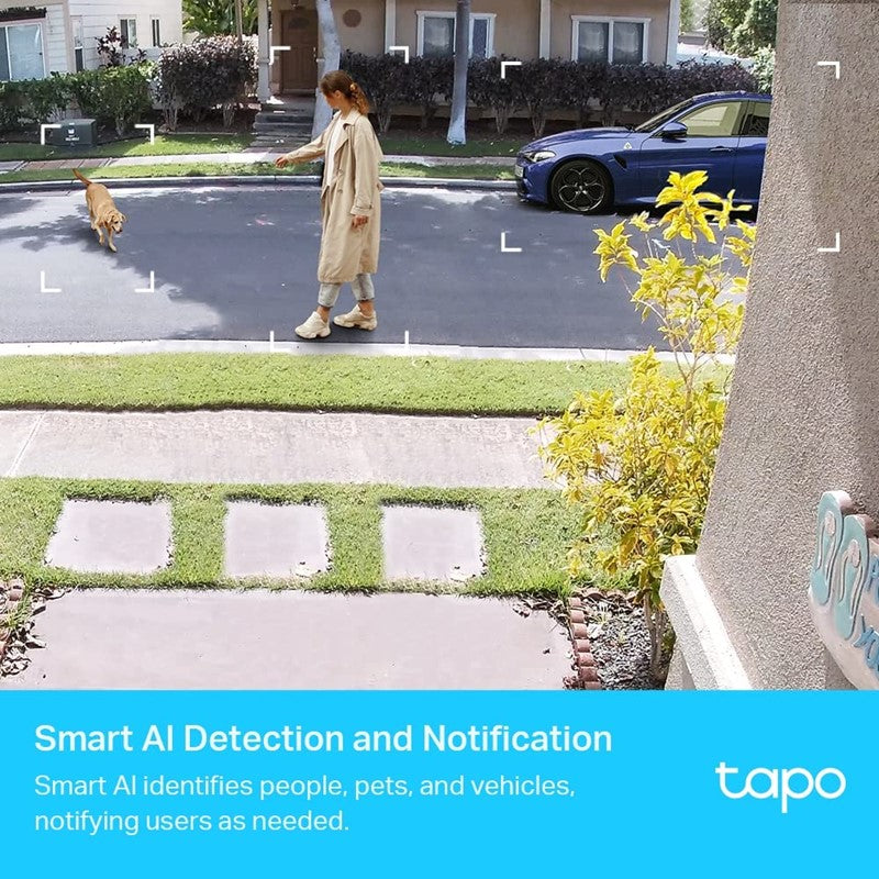 TP-Link Tapo C420S2 Smart Wire-Free Security Camera System, 2-Camera System