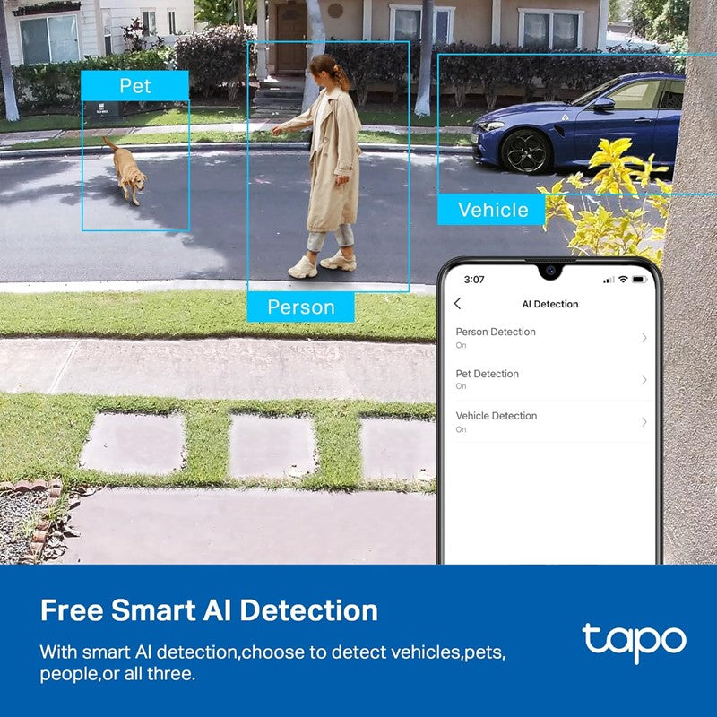 TP-Link Tapo C120 Indoor/Outdoor Wi-Fi Home Security Camera