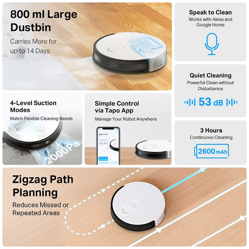 TP-Link Tapo RV10 Lite Robot Vacuum