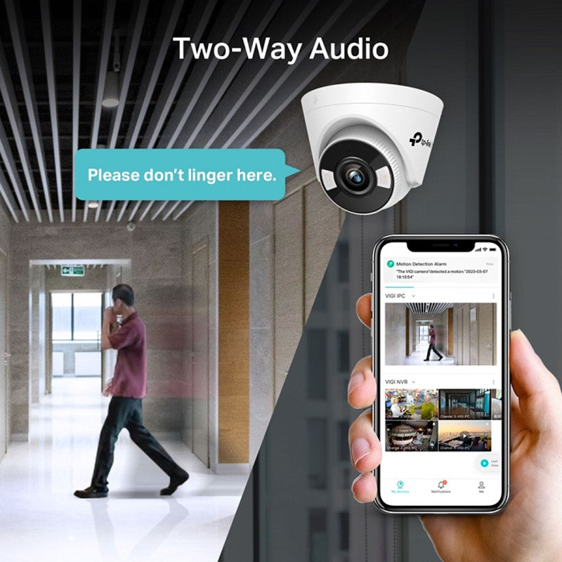 TP-Link VIGI 4MP Full-Color Wi-Fi Turret Network Camera