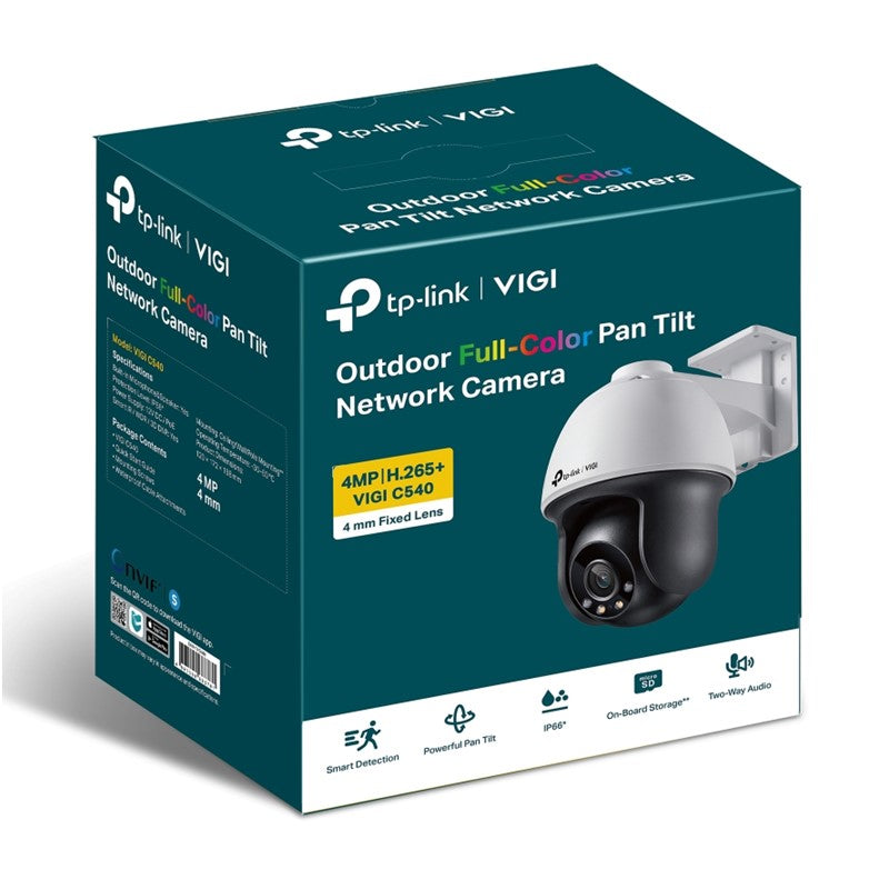 TP-Link VIGI C540 4MP Outdoor Full-Color PTZ Network Camera