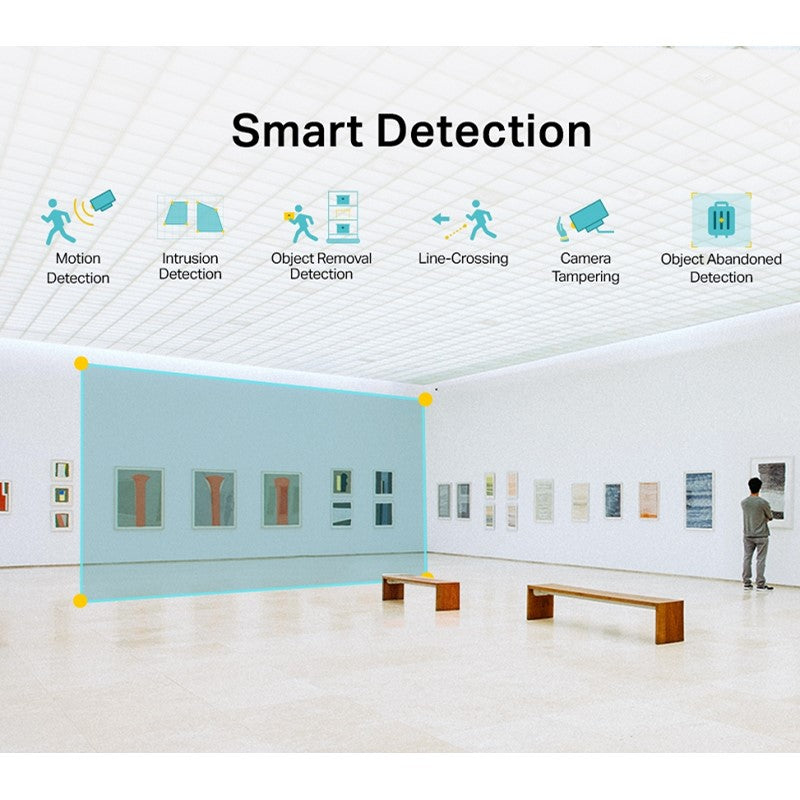 TP-Link VIGI 4MP IR Turret Network Camera (Corridor Mode)