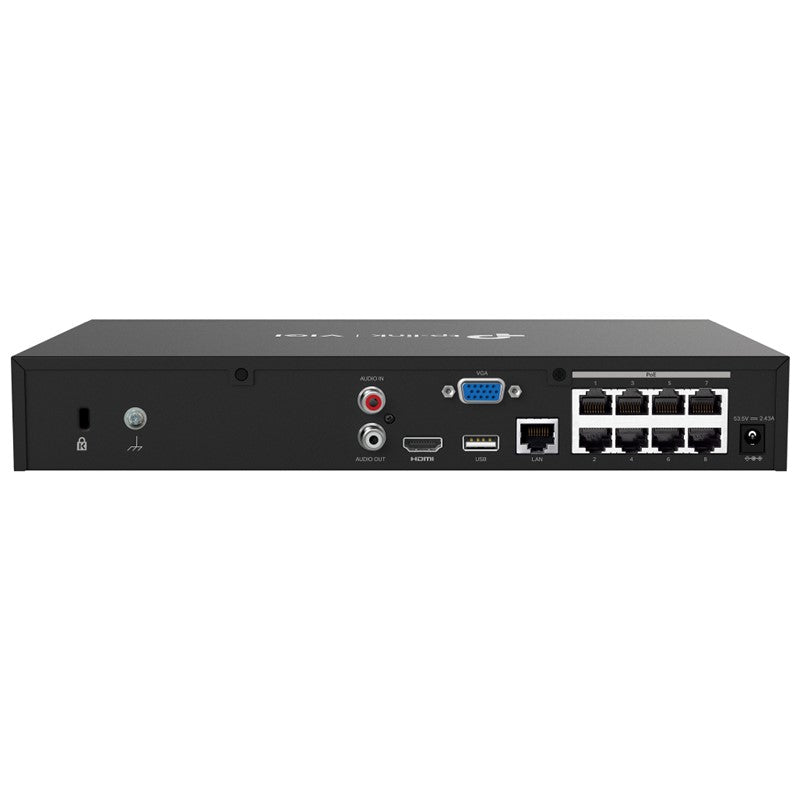 TP-Link VIGI 8 Channel PoE+ Network Video Recorder