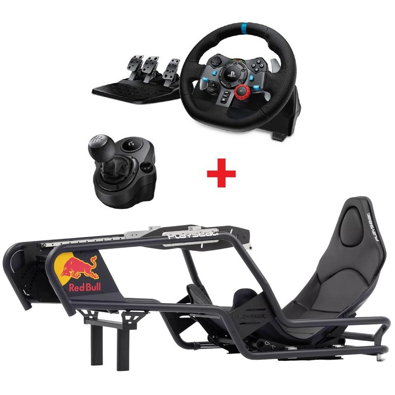 PlaySeat Limited Edition Formula Intelligence - Red Bull Racing F1 + Logitech Driving Force G29 Racing Wheel